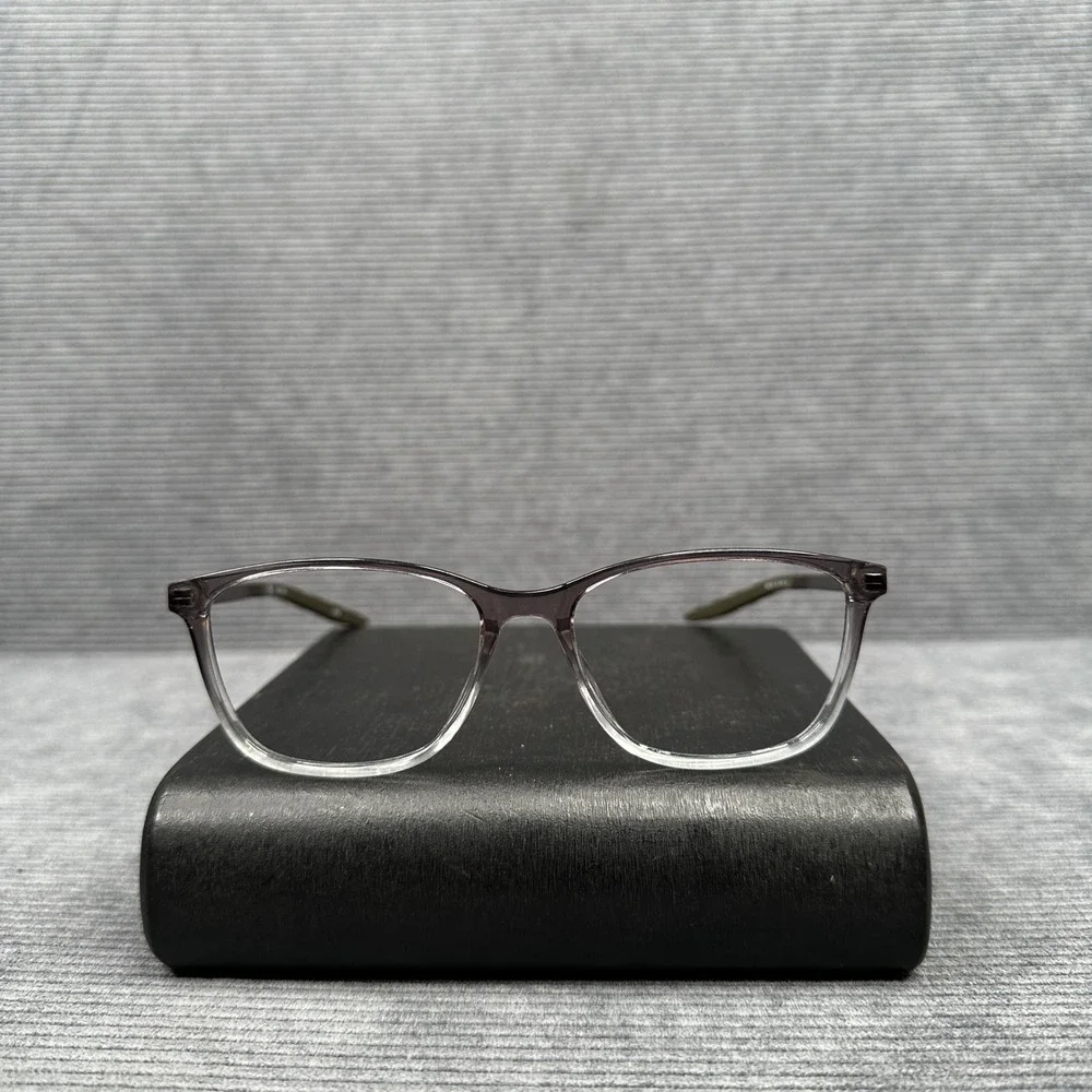 Nike 7284 025 Y2K Eyeglasses Gray Purple Gradient Rectangular Frames 54-16-145